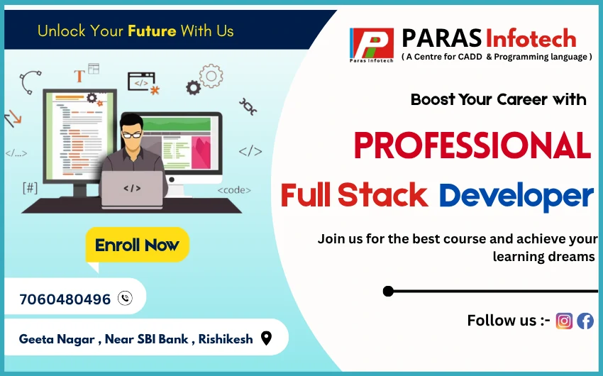 Professional Full Stack Web Developer Course Training in Rishikesh
